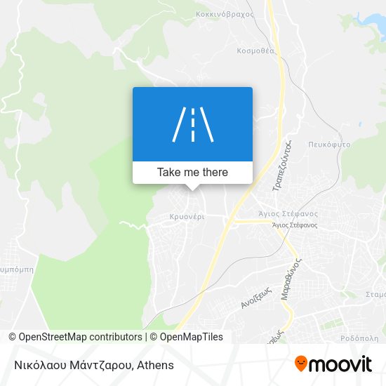 Νικόλαου Μάντζαρου map