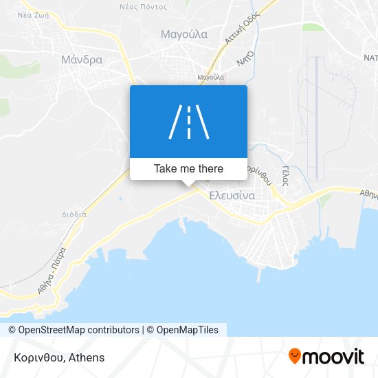 Κορινθου map