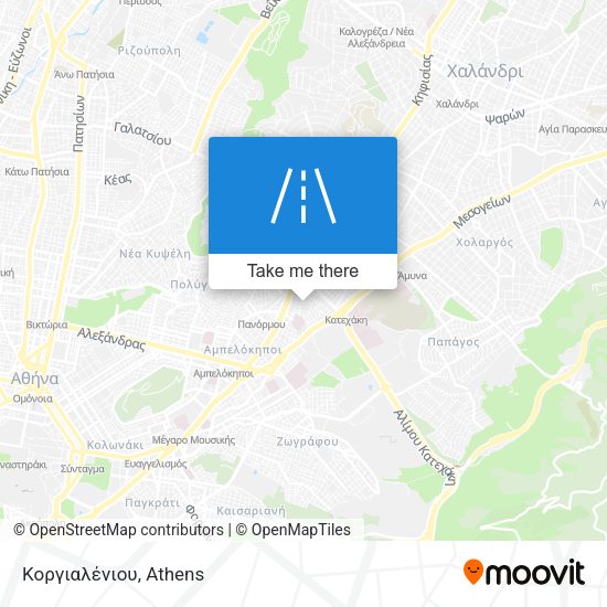 Κοργιαλένιου map