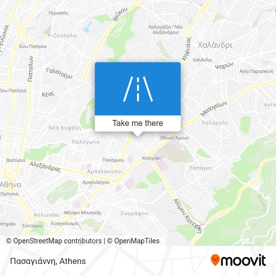 Πασαγιάννη map