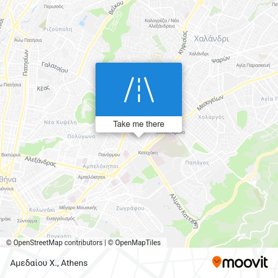 Αμεδαίου Χ. map
