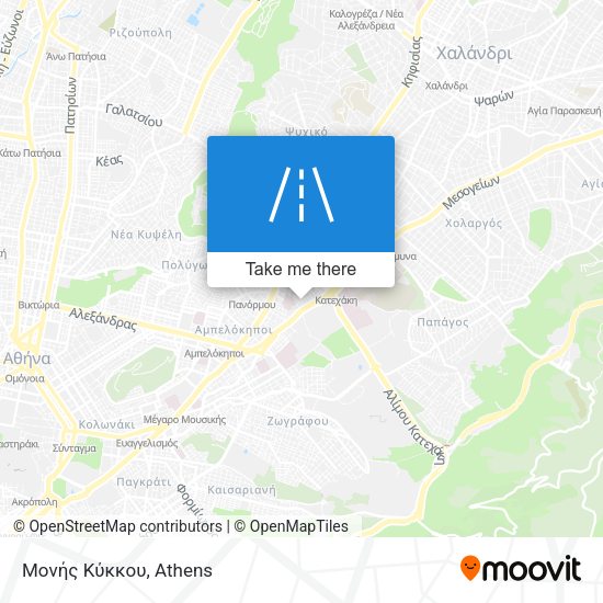 Μονής Κύκκου map