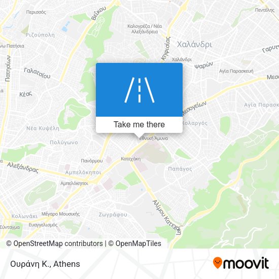 Ουράνη Κ. map