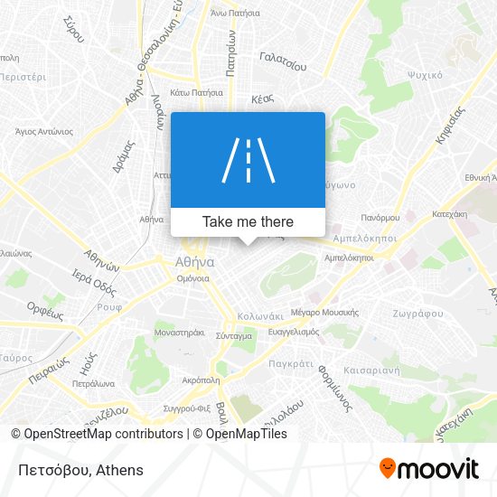 Πετσόβου map