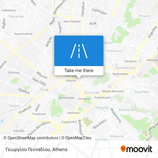 Γεωργίου Γενναδίου map