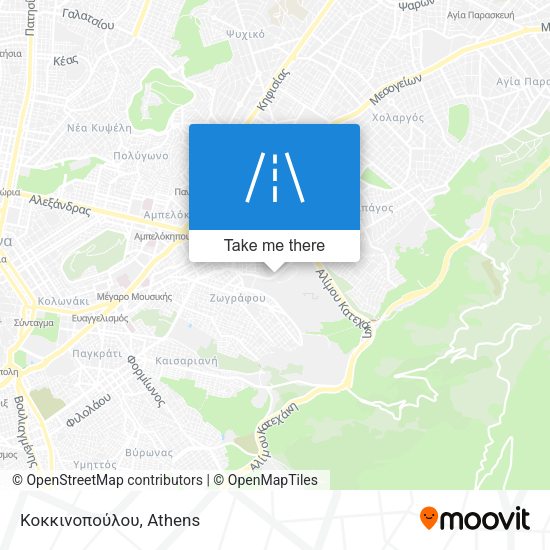 Κοκκινοπούλου map