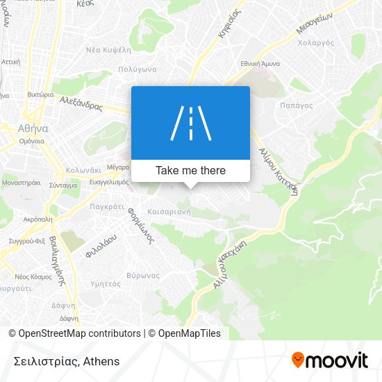 Σειλιστρίας map