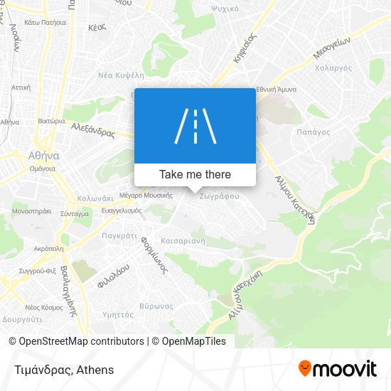 Τιμάνδρας map
