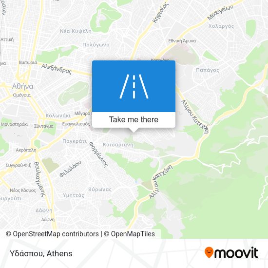 Υδάσπου map