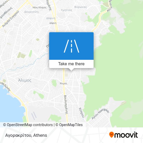 Αγορακρίτου map