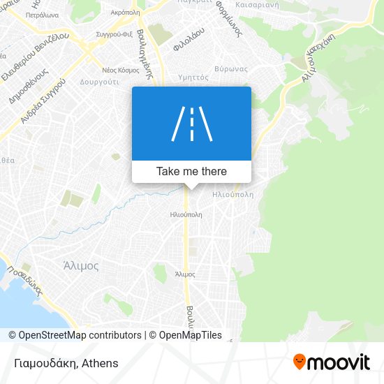 Γιαμουδάκη map