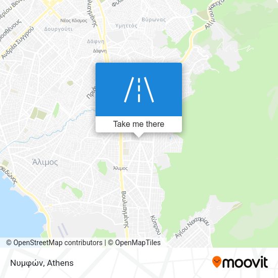 Νυμφών map
