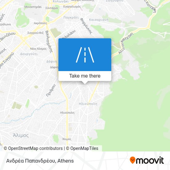 Ανδρέα Παπανδρέου map