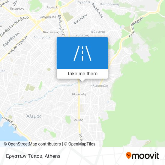 Εργατών Τύπου map