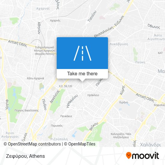 Ζεφύρου map