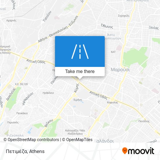 Πετιμέζα map