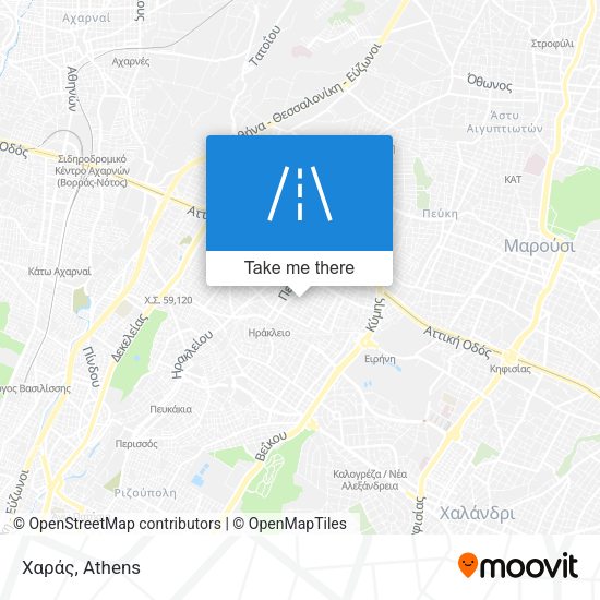 Χαράς map