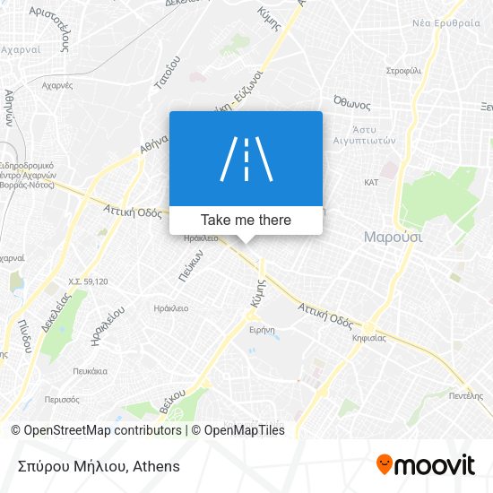 Σπύρου Μήλιου map