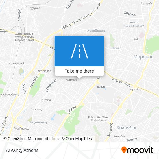 Aίγλης map