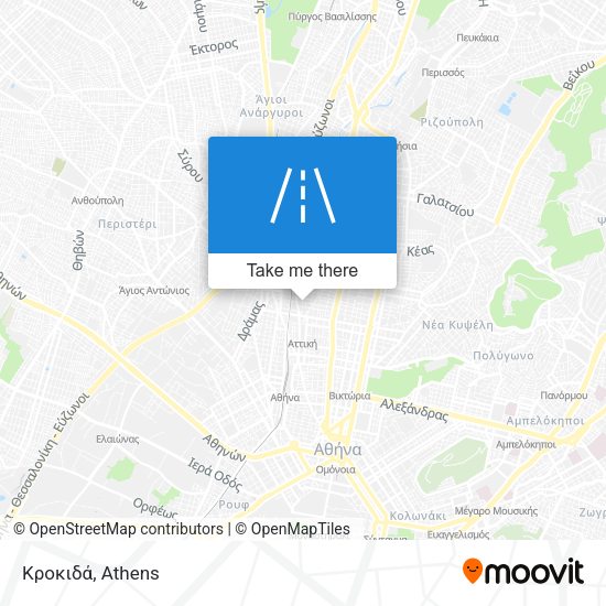 Κροκιδά map