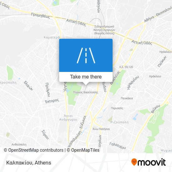 Καλπακίου map