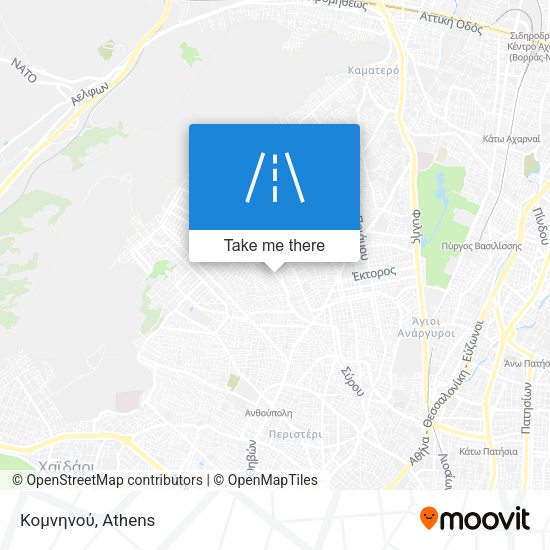 Κομνηνού map