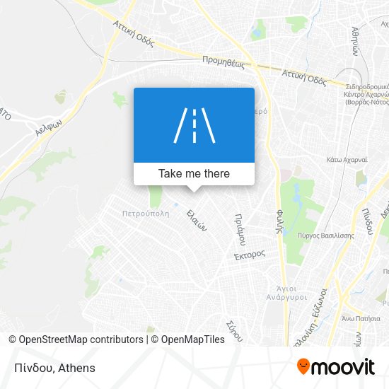 Πίνδου map