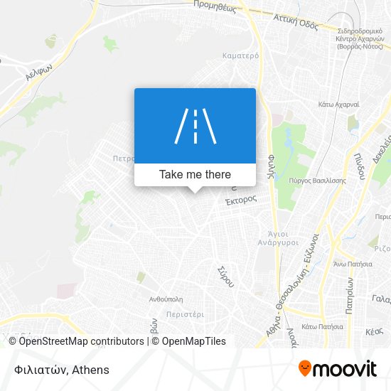 Φιλιατών map