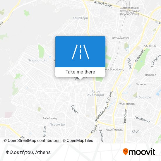 Φιλοκτήτου map