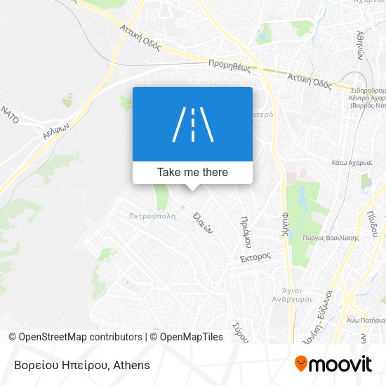 Βορείου Ηπείρου map