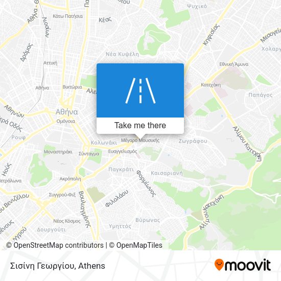 Σισίνη Γεωργίου map