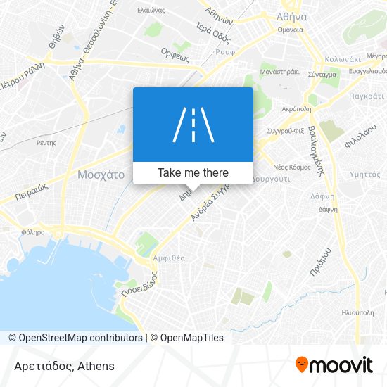 Αρετιάδος map
