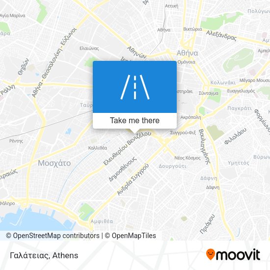 Γαλάτειας map