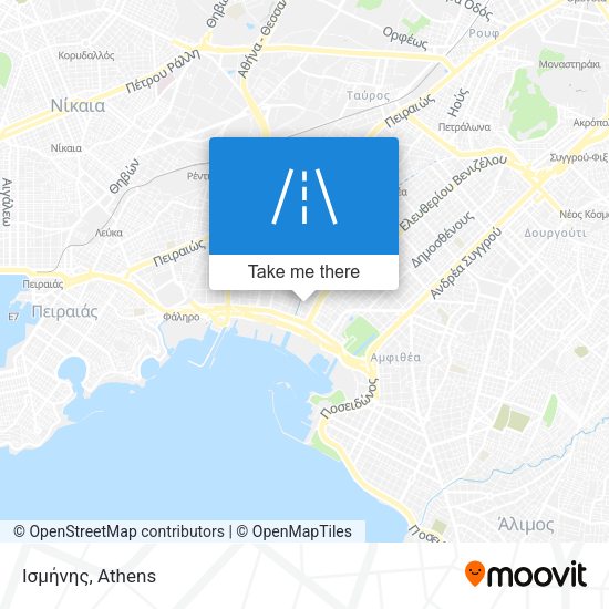 Ισμήνης map