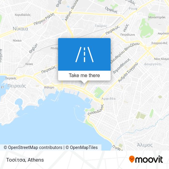 Τοσίτσα map