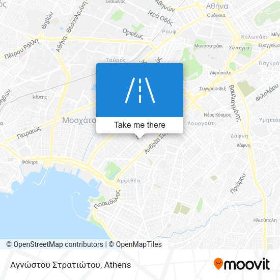 Αγνώστου Στρατιώτου map
