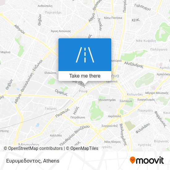 Ευρυμεδοντος map