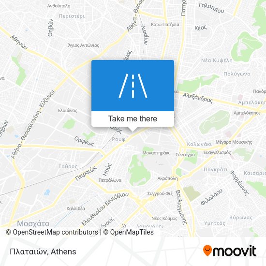Πλαταιών map