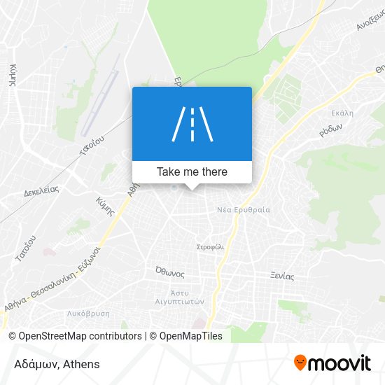 Αδάμων map