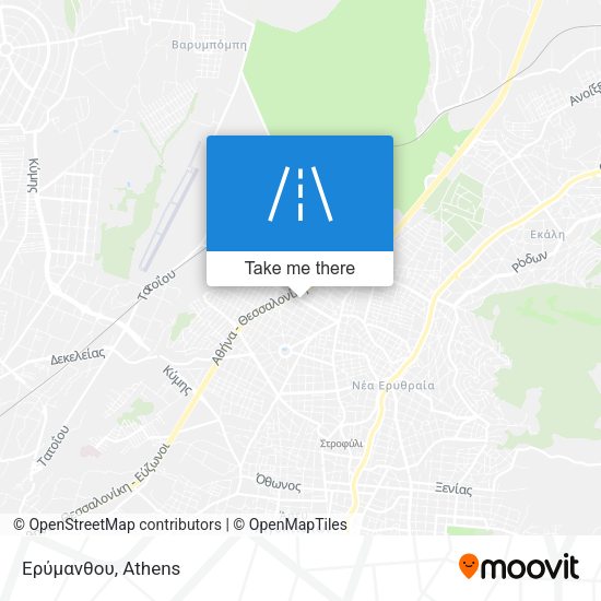 Ερύμανθου map