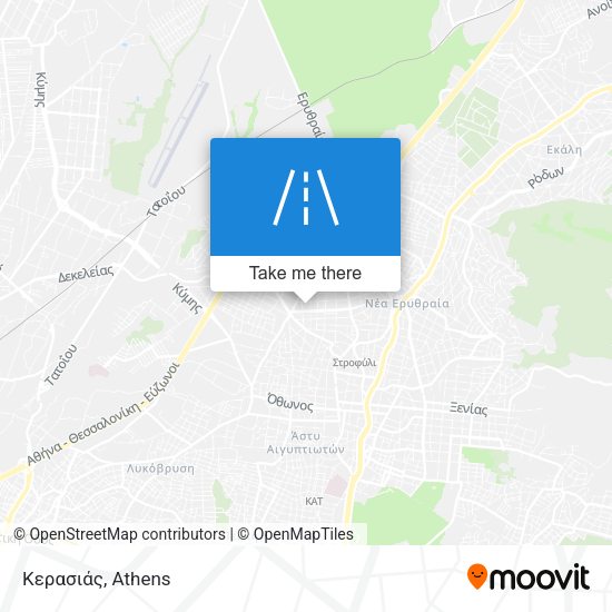Κερασιάς map