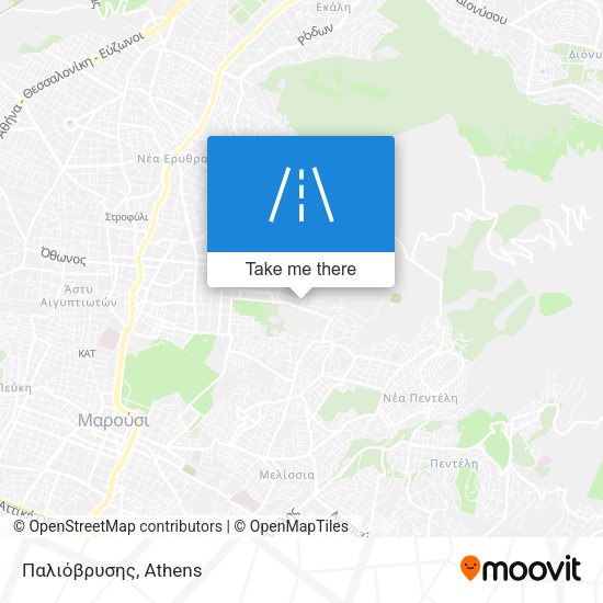 Παλιόβρυσης map
