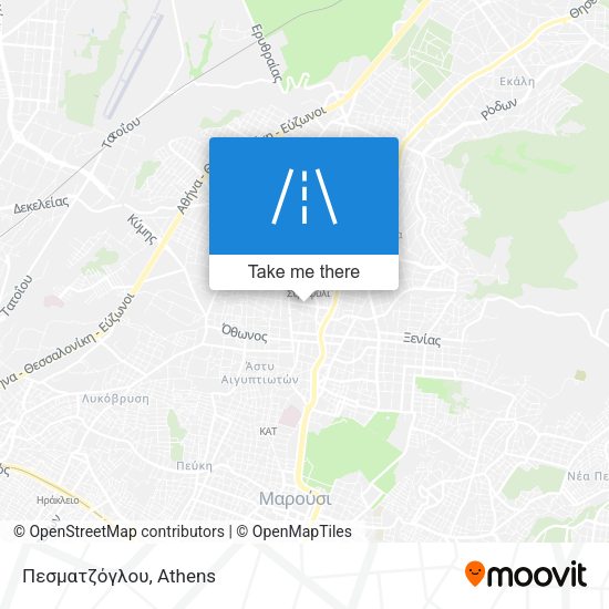 Πεσματζόγλου map
