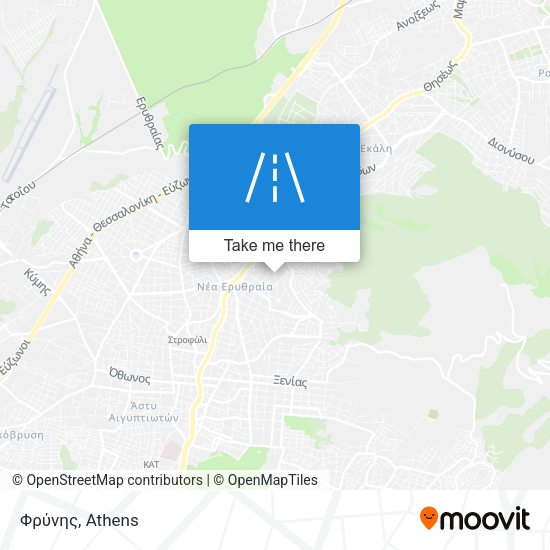 Φρύνης map