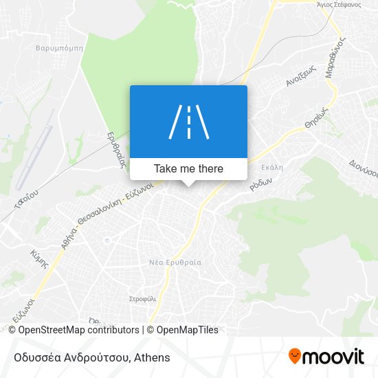 Οδυσσέα Ανδρούτσου map
