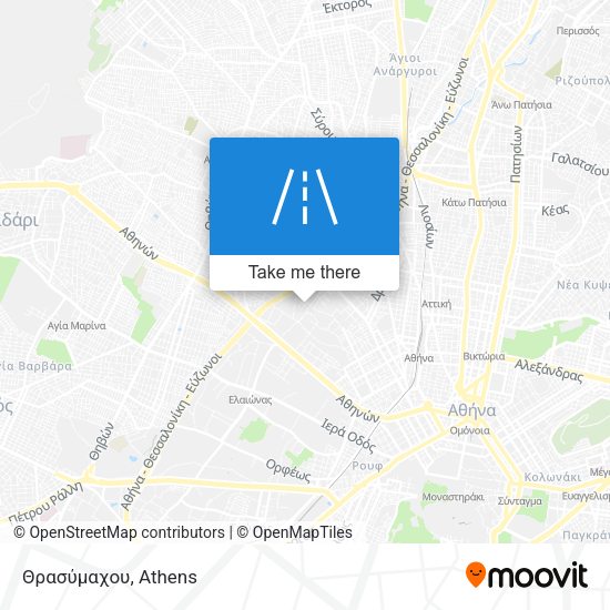 Θρασύμαχου map
