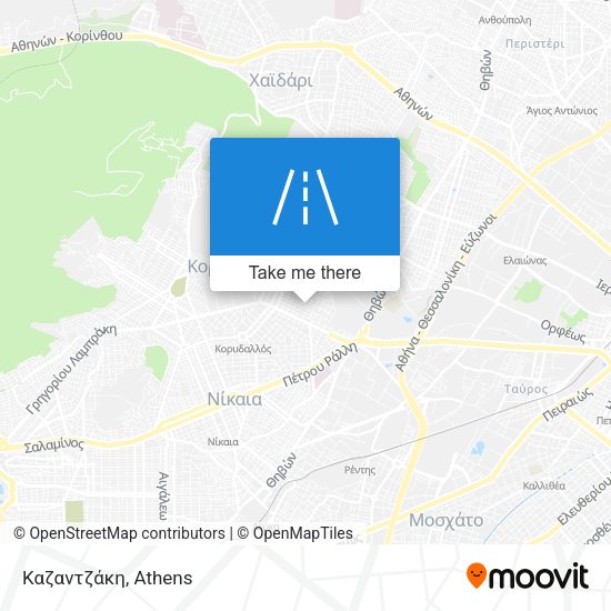 Καζαντζάκη map