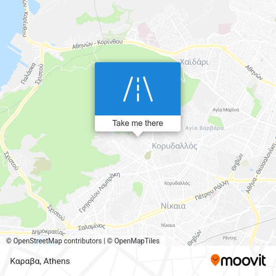 Καραβα map
