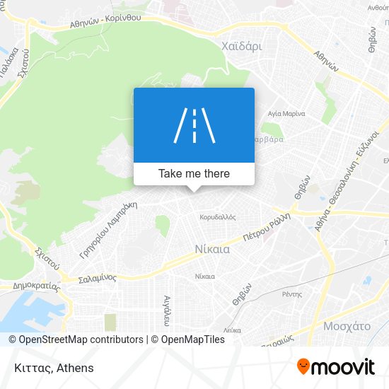 Κιττας map