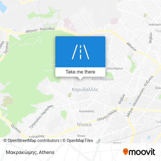 Μακρακώμης map